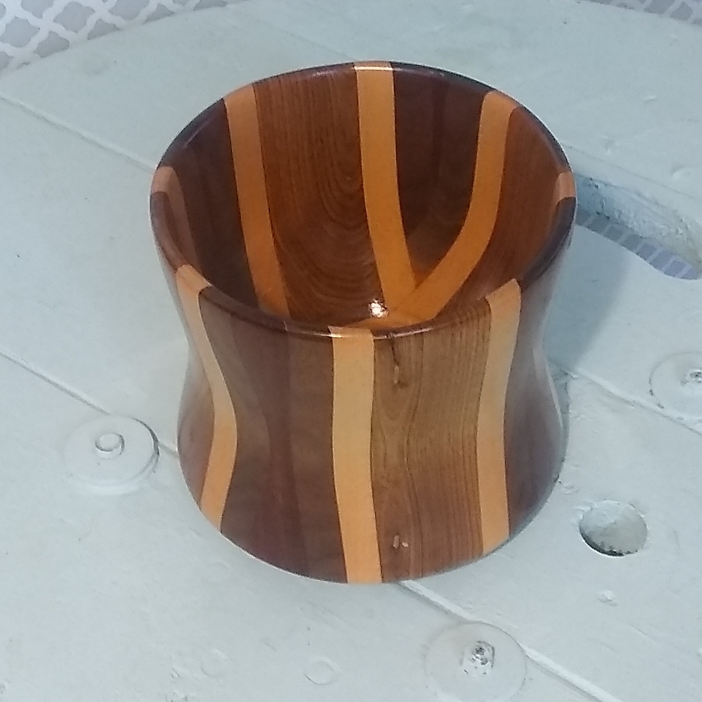 Handmade wooden planter